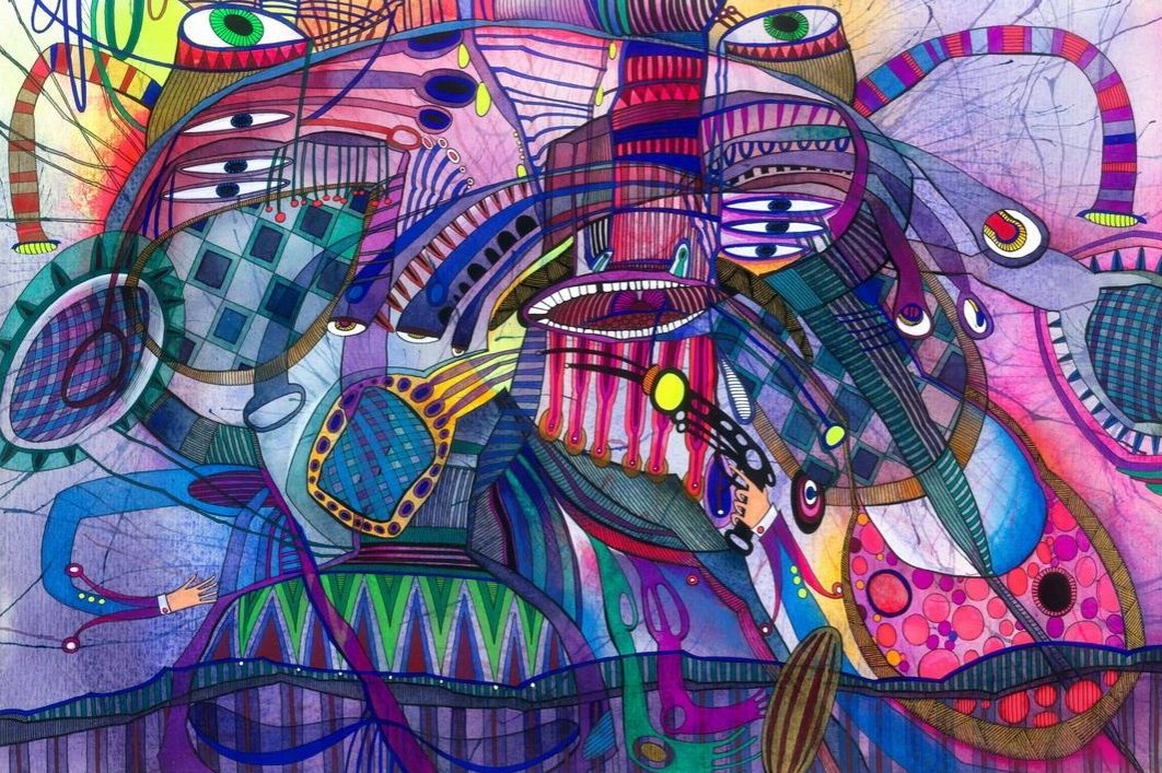 The psychedelic art of Andrey Ballandin
