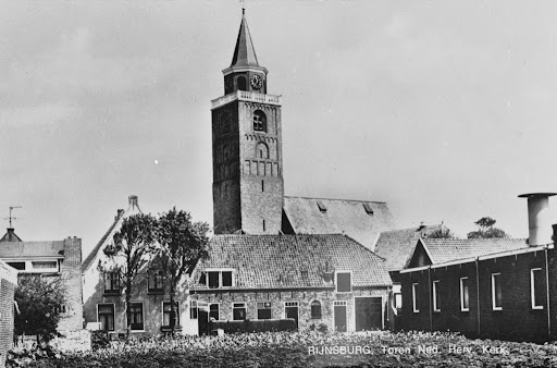 Church in Rijnsburg, the town of by birth. 